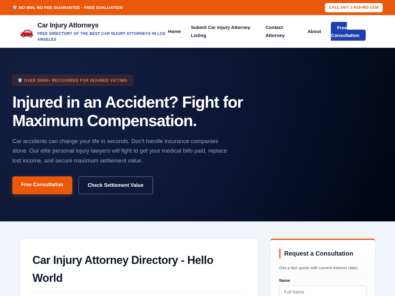 Car Injury Attorney